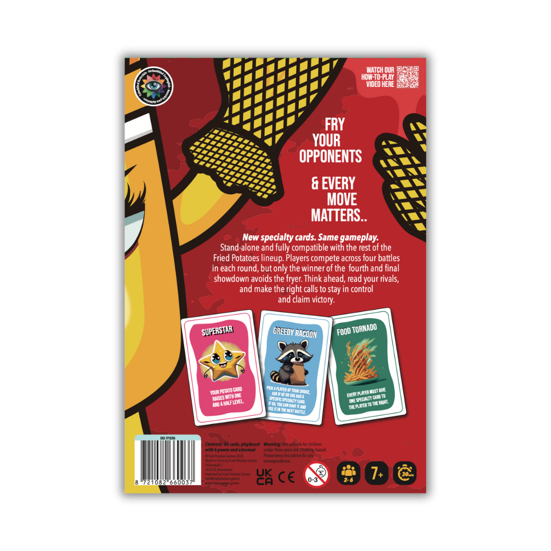 Burned Fried Potatoes Card Game 3rd Edition - New Design