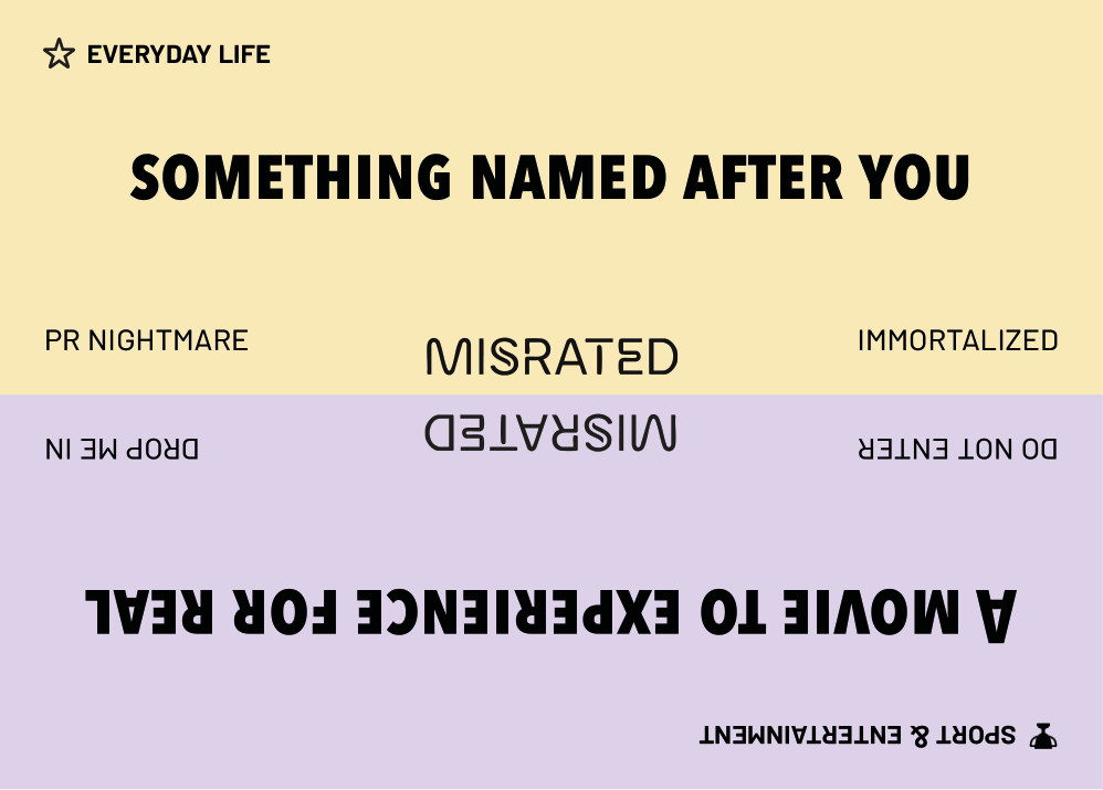 Complete original MISRATED prompt cards, each with two opposing questions