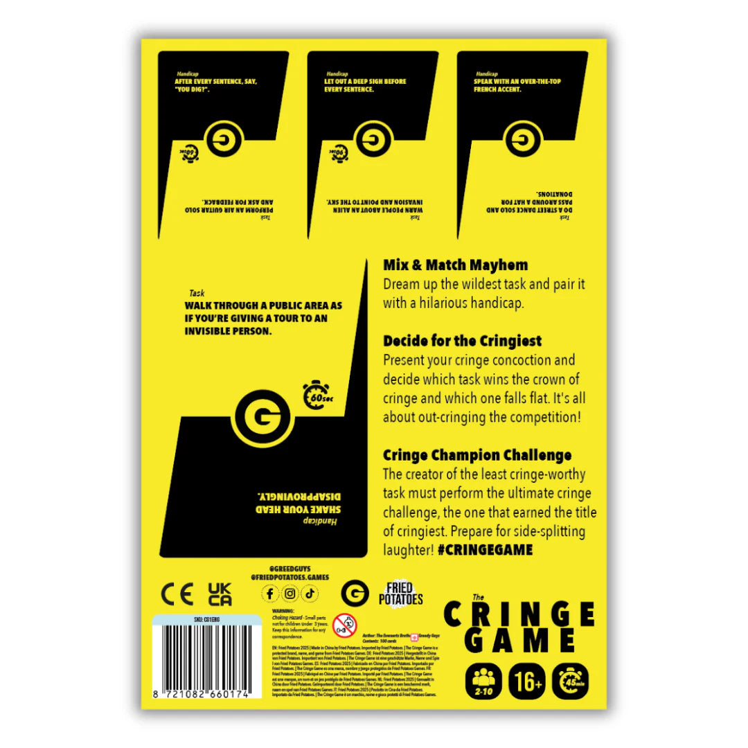 THE CRINGE GAME - A Game of Awkward Tasks