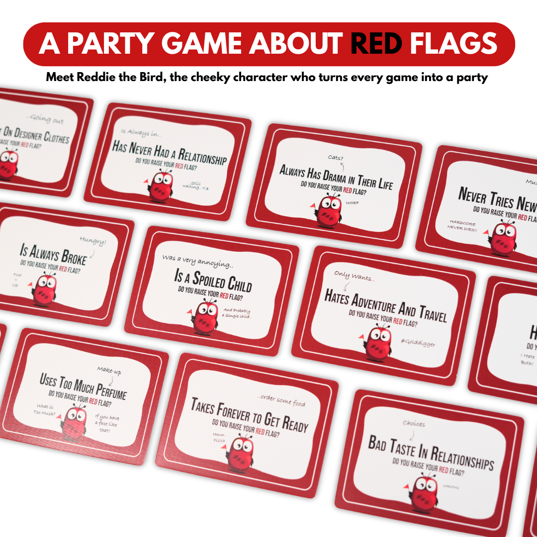 Raise Your Red Flag Party Game Original Edition
