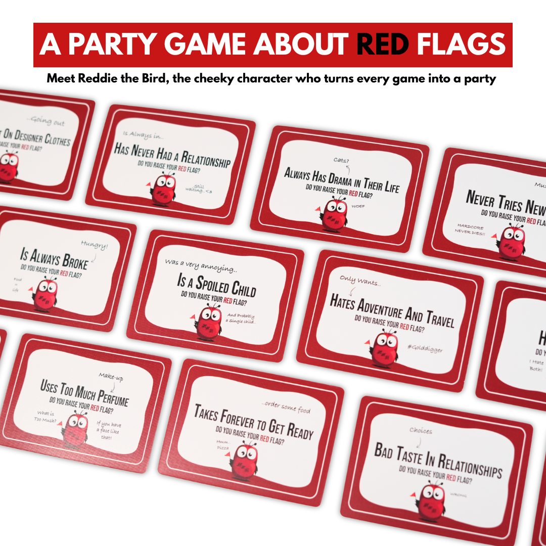 Raise Your Red Flag Party Game Original Edition