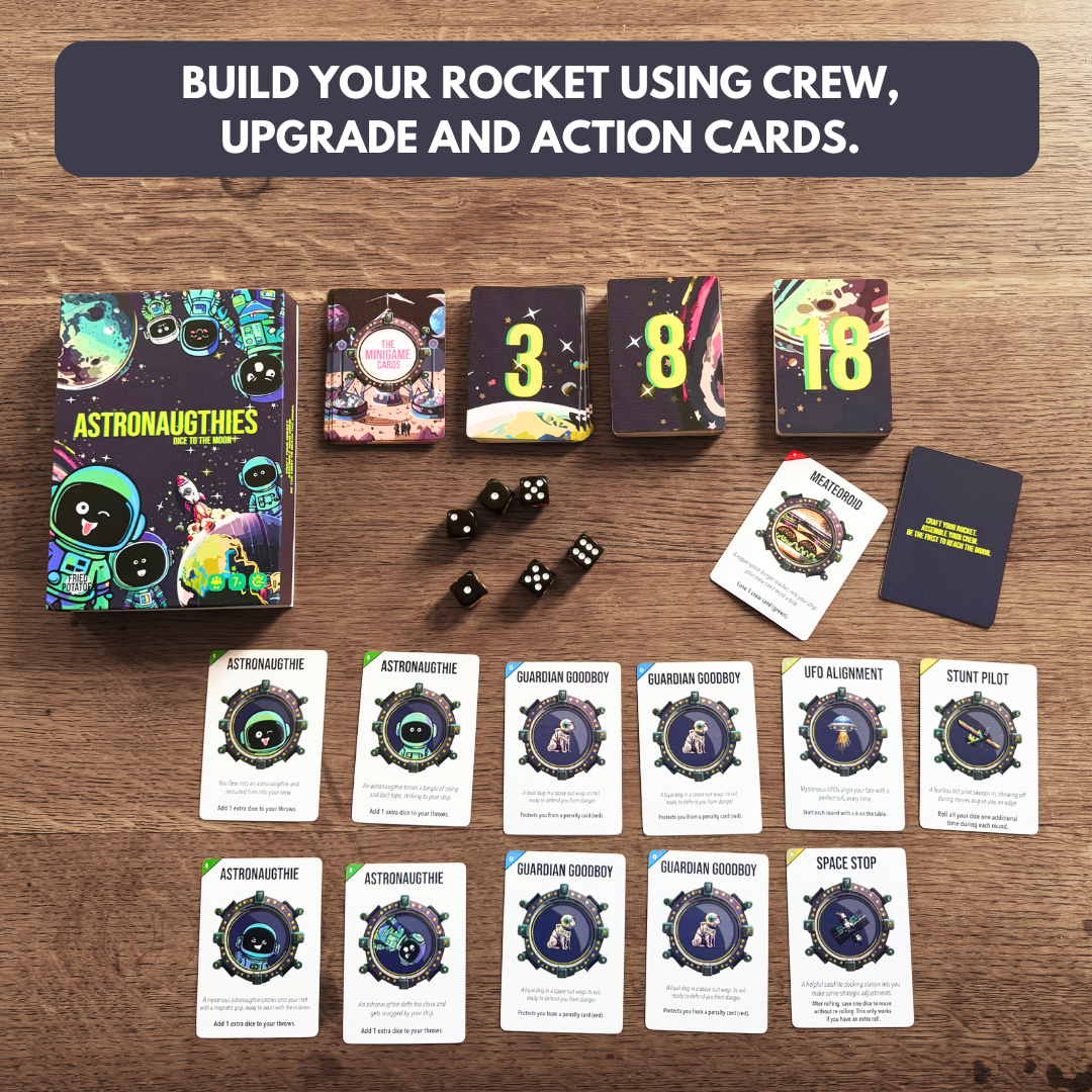Astronaugthies: Dice To The Moon