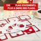 Raise Your Red Flag Party Game Original Edition