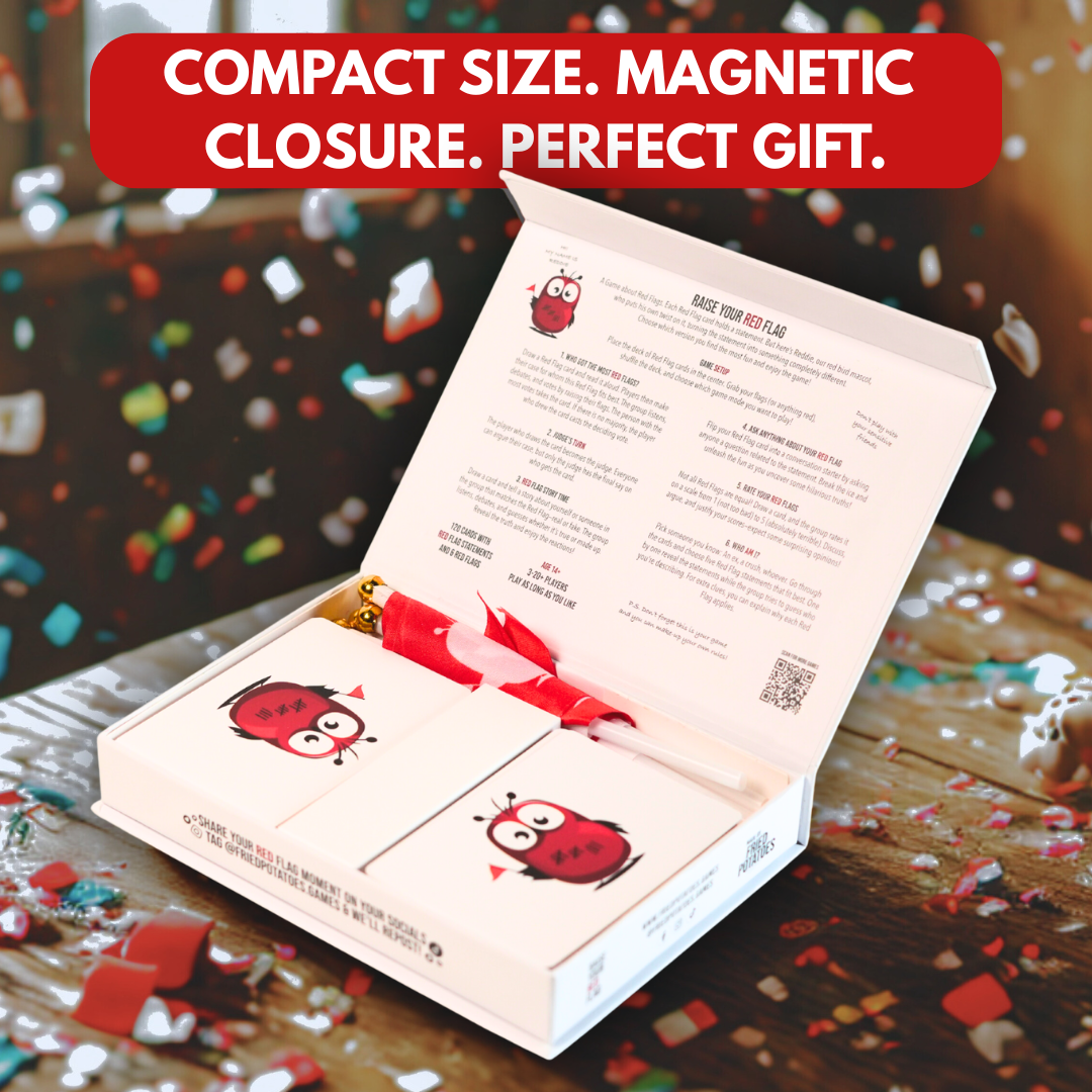 Raise Your Red Flag Party Game Original Edition