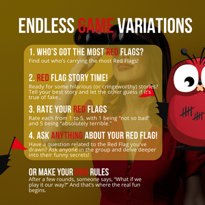 Raise Your Red Flag Party Game Original Edition