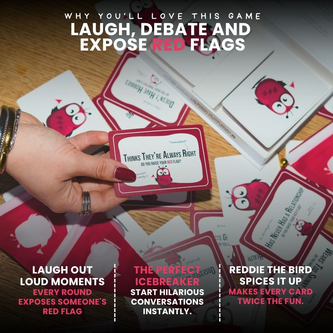 Raise Your Red Flag Party Game Original Edition