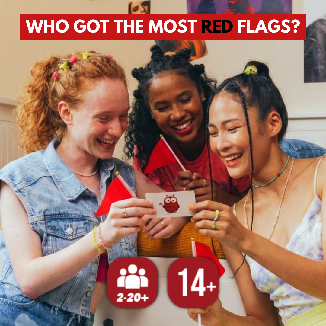 Raise Your Red Flag Party Game Original Edition