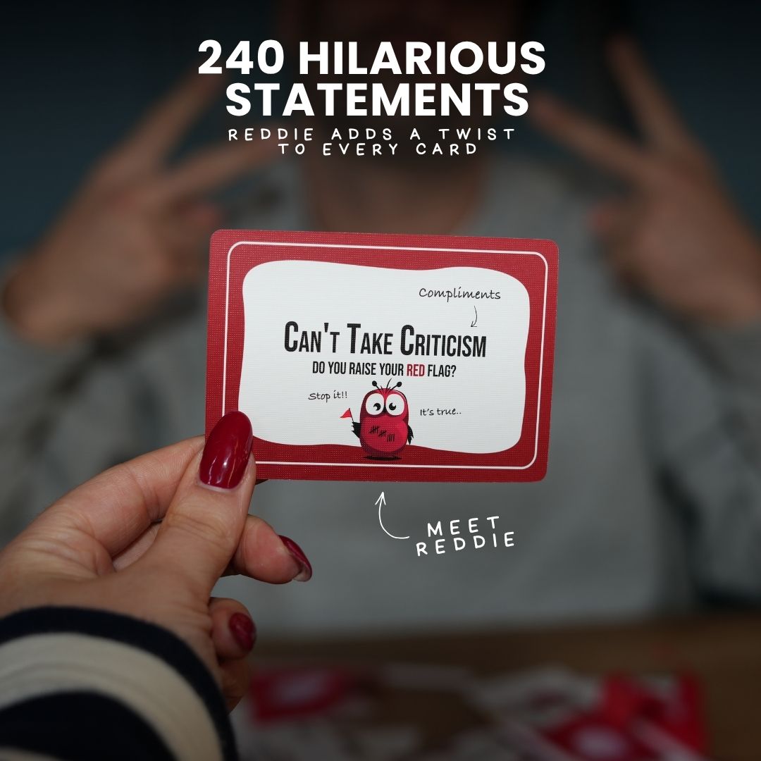 Raise Your Red Flag Party Game Original Edition