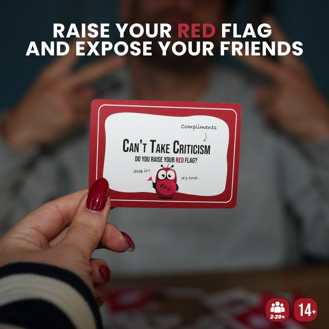 Raise Your Red Flag Party Game Original Edition