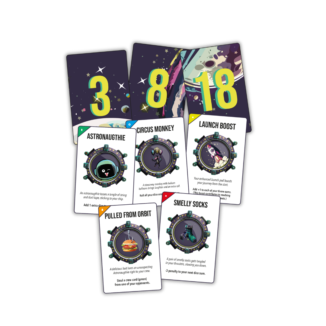 Astronaugthies: Dice To The Moon - New Design