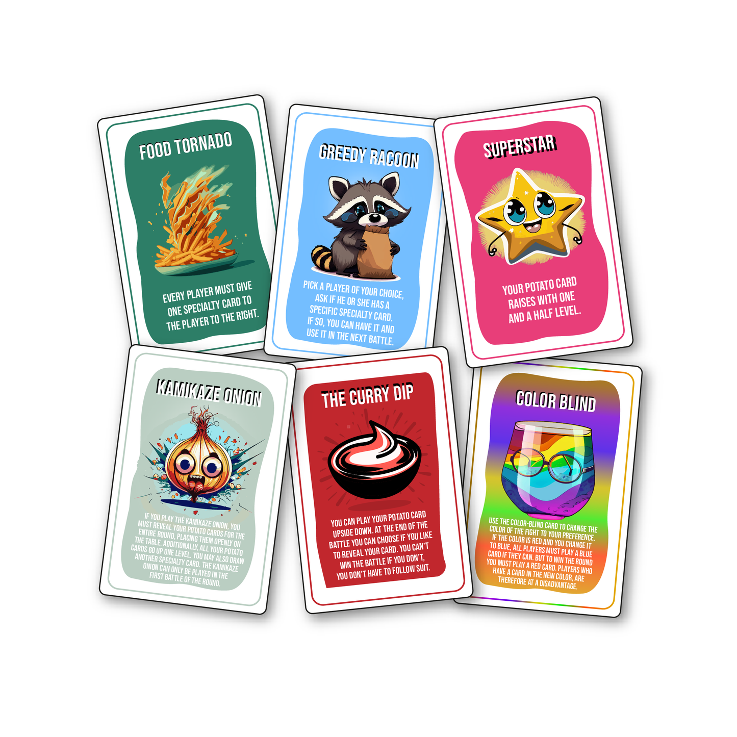 Burned Fried Potatoes Card Game 3rd Edition
