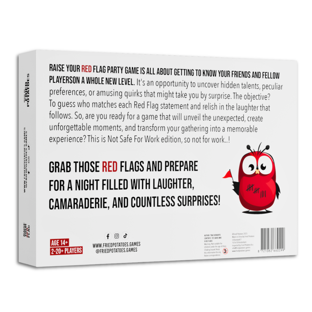 Raise Your Red Flag Party Game Originele editie