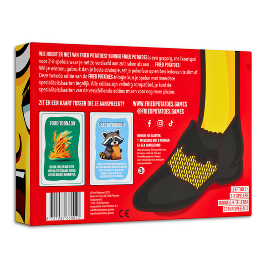 Burned Fried Potatoes Card Game 3rd Edition