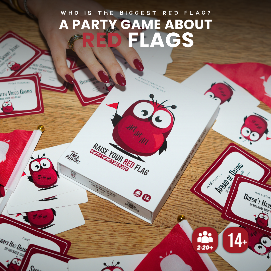 Raise Your Red Flag Party Game Original Edition