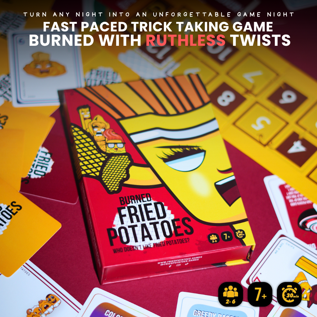 Burned Fried Potatoes Card Game 3rd Edition - Fried Potatoes