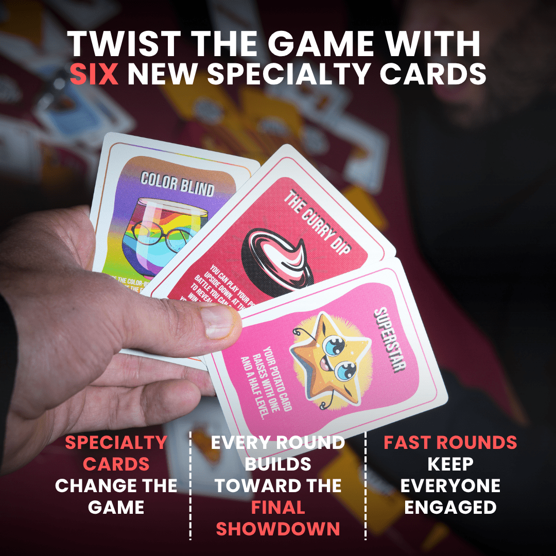 Burned Fried Potatoes Card Game 3rd Edition - Fried Potatoes