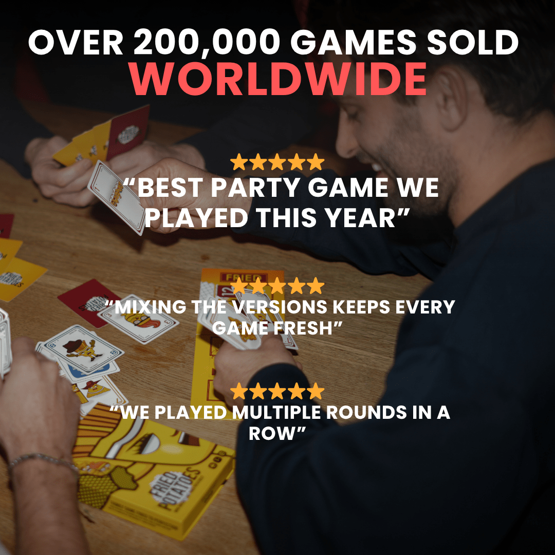 Burned Fried Potatoes Card Game 3rd Edition - Fried Potatoes
