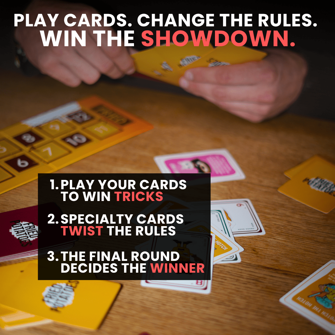 Burned Fried Potatoes Card Game 3rd Edition - Fried Potatoes