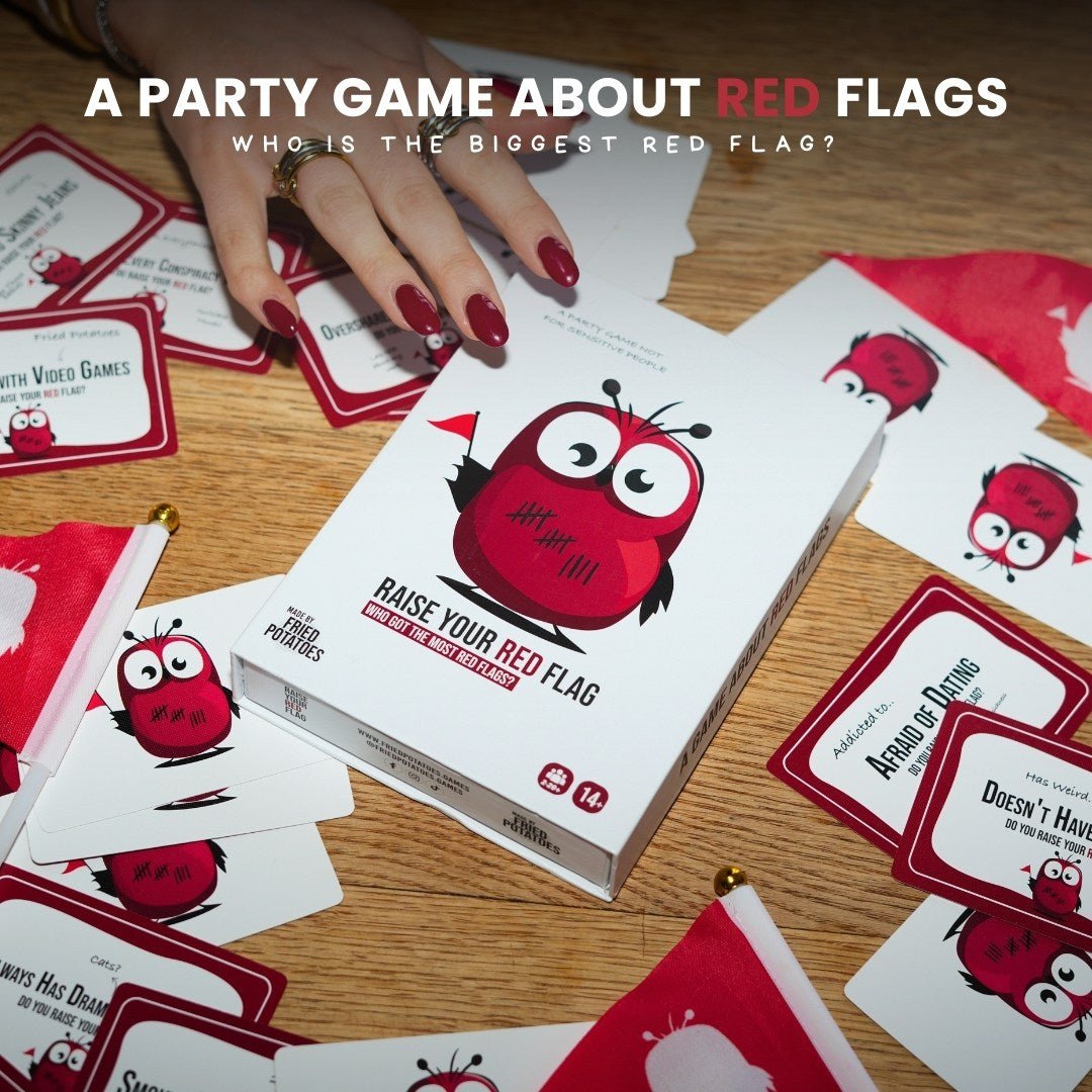 Raise Your Red Flag Party Game Original Edition - Fried Potatoes