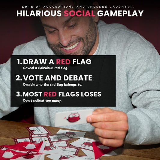 Raise Your Red Flag Party Game Original Edition - Fried Potatoes